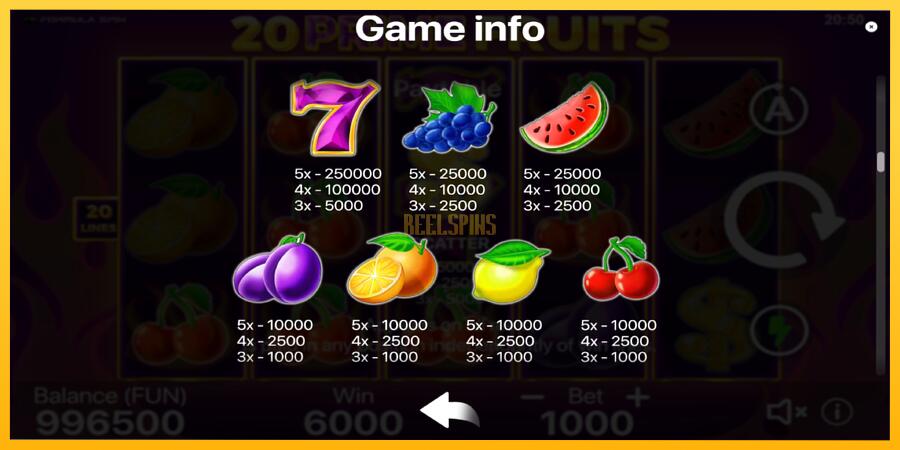 სურათი 6 სათამაშო მანქანა 20 Prime Fruits