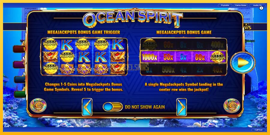 სურათი 2 სათამაშო მანქანა Ocean Spirit MegaJackpots