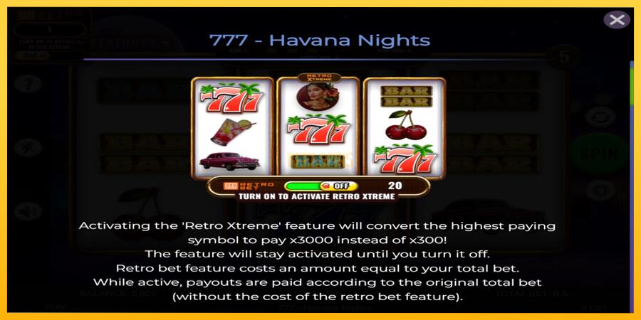 სურათი 4 სათამაშო მანქანა 777 - Havana Nights