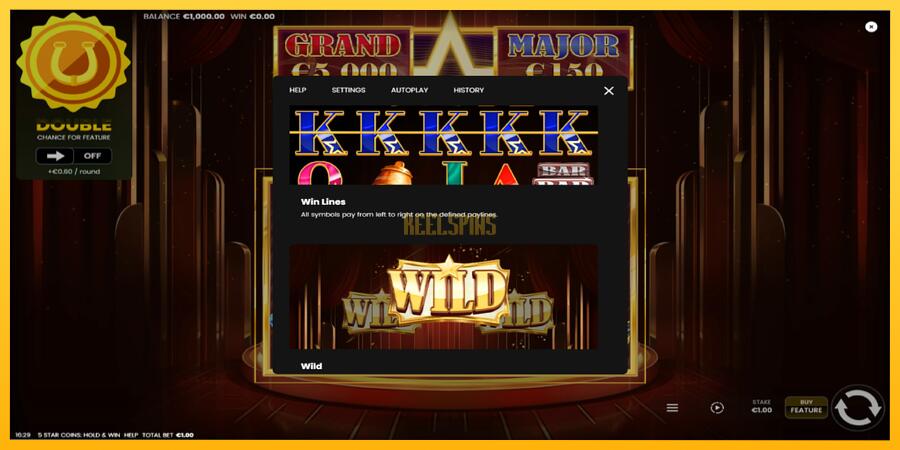 სურათი 6 სათამაშო მანქანა 5 Star Coins: Hold & Win