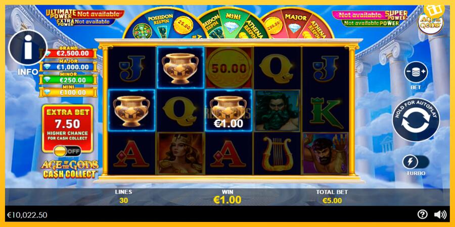 სურათი 3 სათამაშო მანქანა Age of the Gods Cash Collect