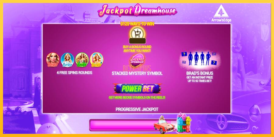 სურათი 1 სათამაშო მანქანა Jackpot Dreamhouse