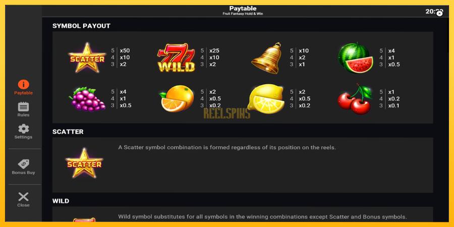 სურათი 5 სათამაშო მანქანა Fruit Fantasy Hold & Win