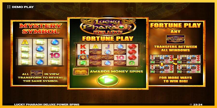 სურათი 1 სათამაშო მანქანა Lucky Pharaoh Deluxe Fortune Play