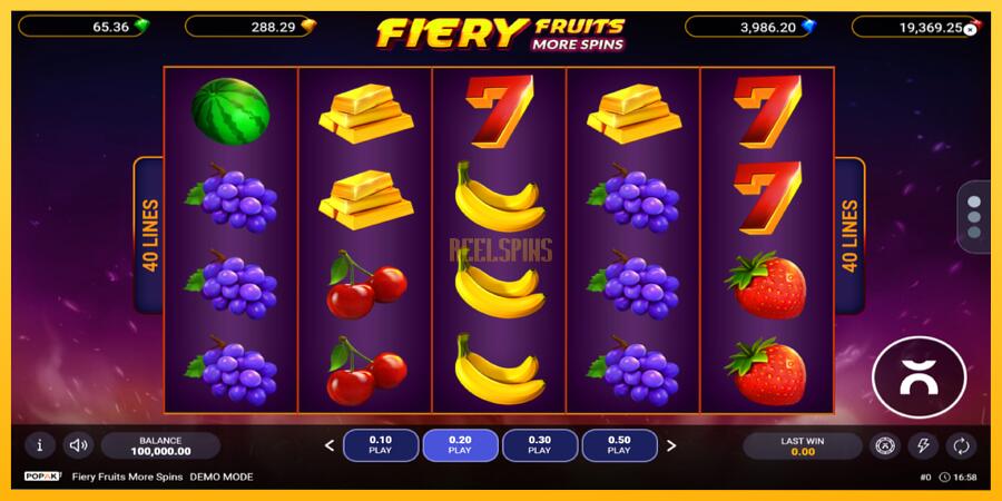 სურათი 1 სათამაშო მანქანა Fiery Fruits More Spins