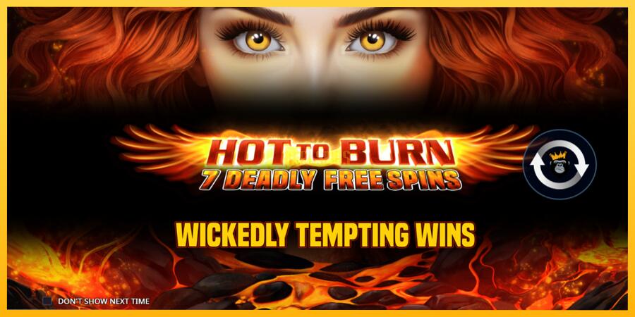 სურათი 1 სათამაშო მანქანა Hot to Burn - 7 Deadly Free Spins