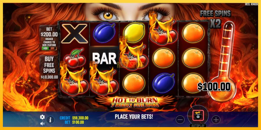 სურათი 4 სათამაშო მანქანა Hot to Burn - 7 Deadly Free Spins