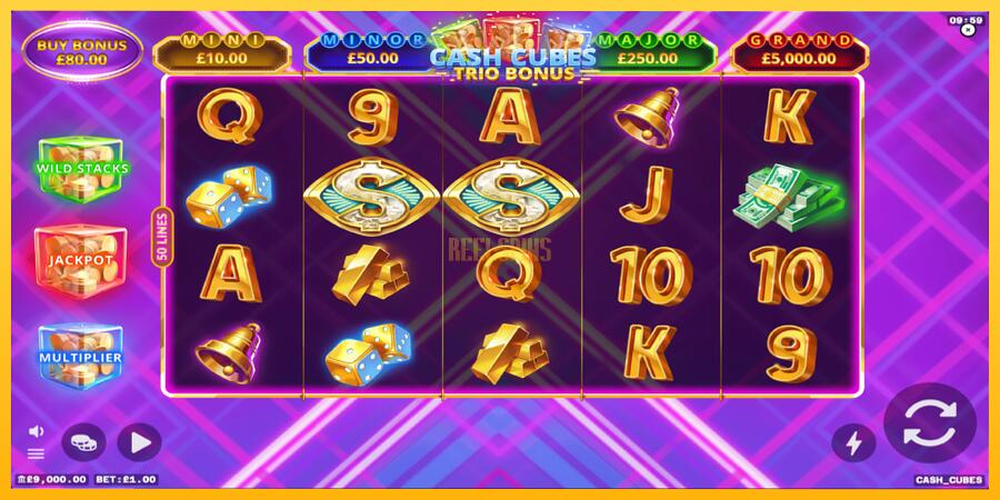 სურათი 2 სათამაშო მანქანა Cash Cubes: Trio Bonus