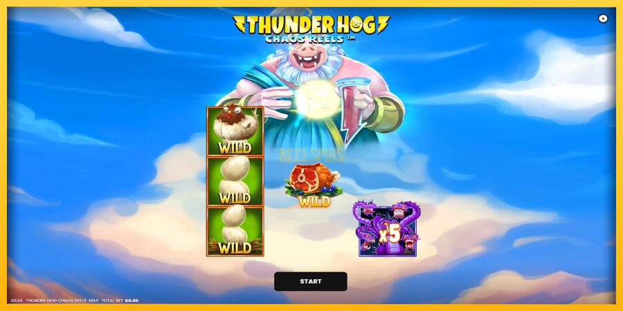 სურათი 1 სათამაშო მანქანა Thunder Hog Chaos Reels