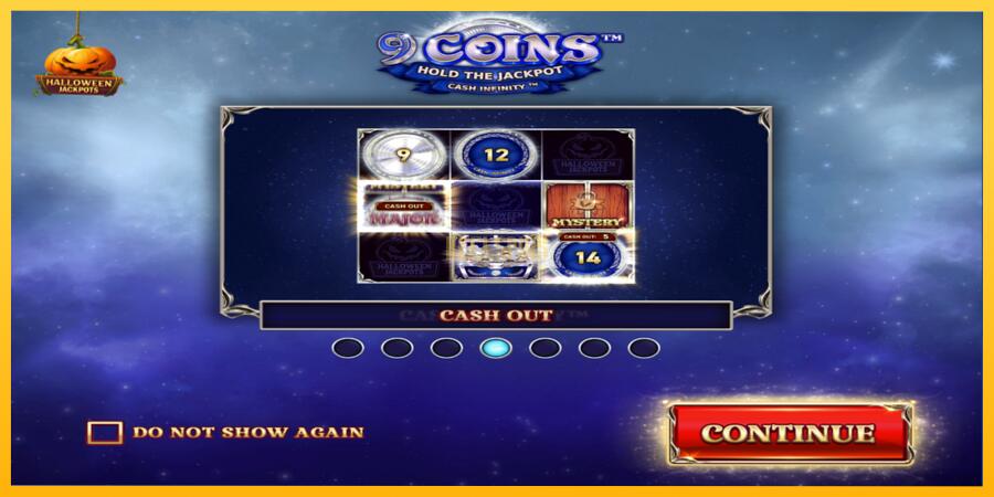 სურათი 1 სათამაშო მანქანა 9 Coins Grand Platinum Edition Halloween Jackpot