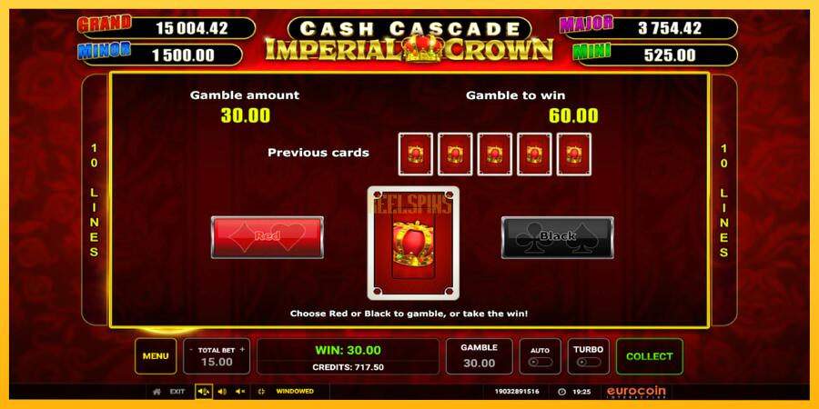 სურათი 4 სათამაშო მანქანა Cash Cascade Imperial Crown