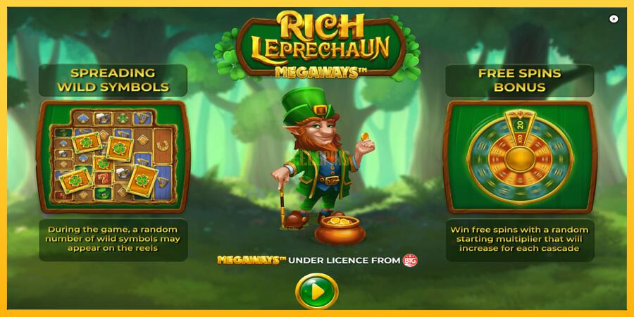 სურათი 1 სათამაშო მანქანა Rich Leprechaun Megaways