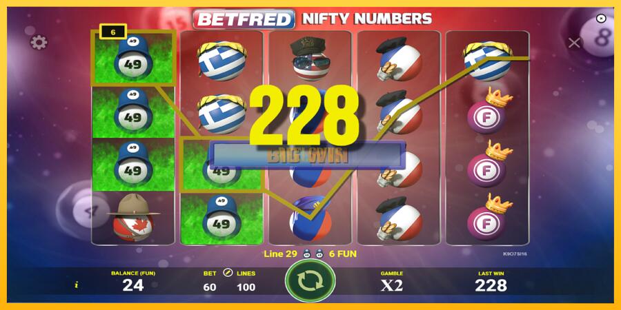 სურათი 4 სათამაშო მანქანა Betfred Nifty Numbers