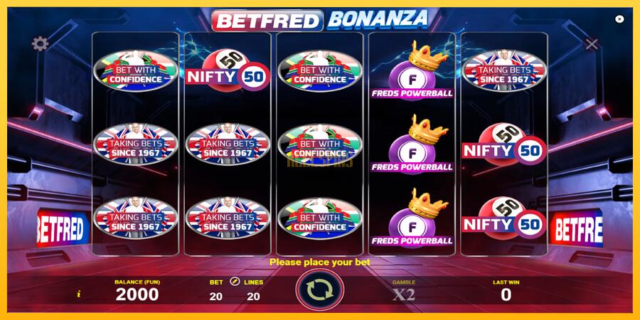 სურათი 1 სათამაშო მანქანა Betfred Bonanza