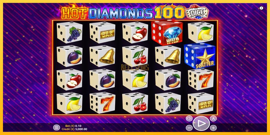 სურათი 1 სათამაშო მანქანა Hot Diamonds 100 Dice