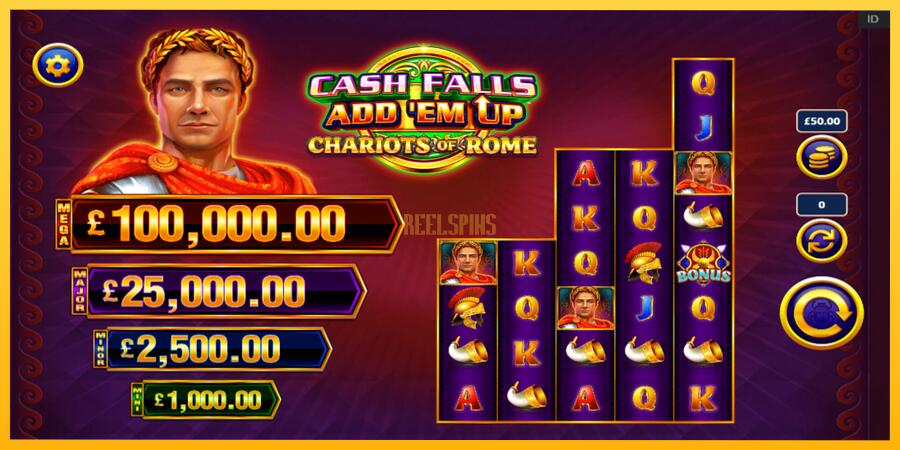 სურათი 2 სათამაშო მანქანა Cash Falls: Add Em Up Chariots of Rome