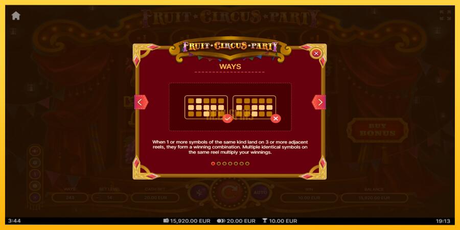 სურათი 5 სათამაშო მანქანა Fruit Circus Party