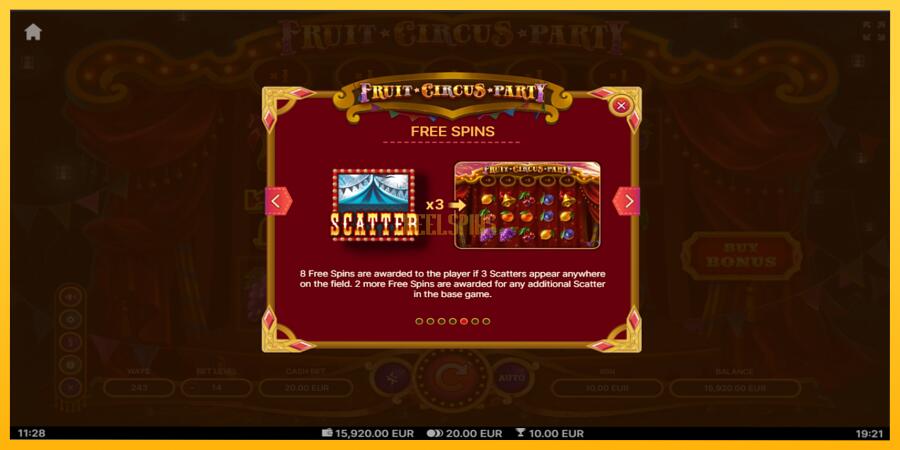 სურათი 6 სათამაშო მანქანა Fruit Circus Party