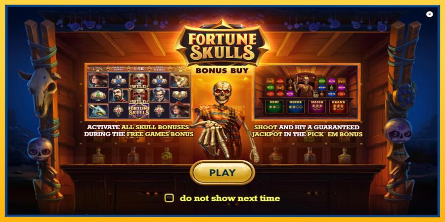 სურათი 1 სათამაშო მანქანა Fortune Skulls Bonus Buy