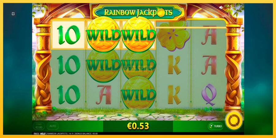 სურათი 2 სათამაშო მანქანა Rainbow Jackpots