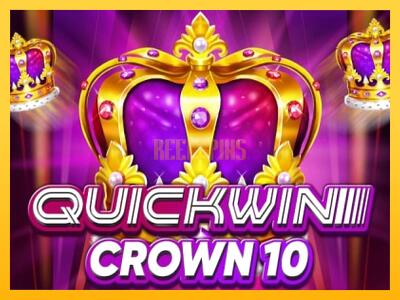 სათამაშო მანქანა Quick Win Crown 10