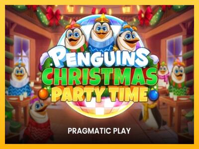 სათამაშო მანქანა Penguins Christmas Party Time