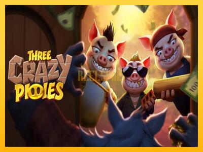 სათამაშო მანქანა Three Crazy Piggies