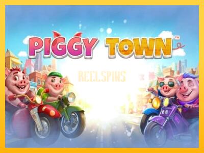 სათამაშო მანქანა Piggy Town