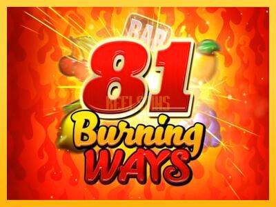 სათამაშო მანქანა 81 Burning Ways