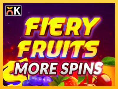 სათამაშო მანქანა Fiery Fruits More Spins