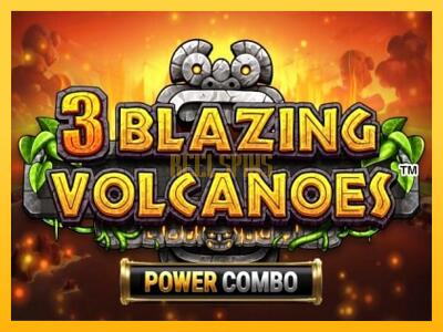 სათამაშო მანქანა 3 Blazing Volcanoes Power Combo