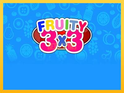 სათამაშო მანქანა Fruity 3x3