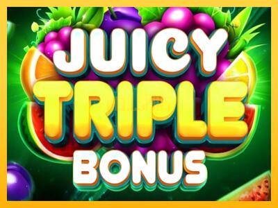 სათამაშო მანქანა Juicy Triple Bonus